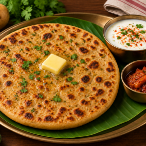 Aloo Parantha + Pickle